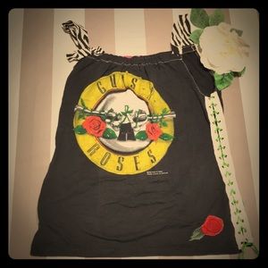 Guns N Roses T-shirt Handmade Made into a Tank Top
